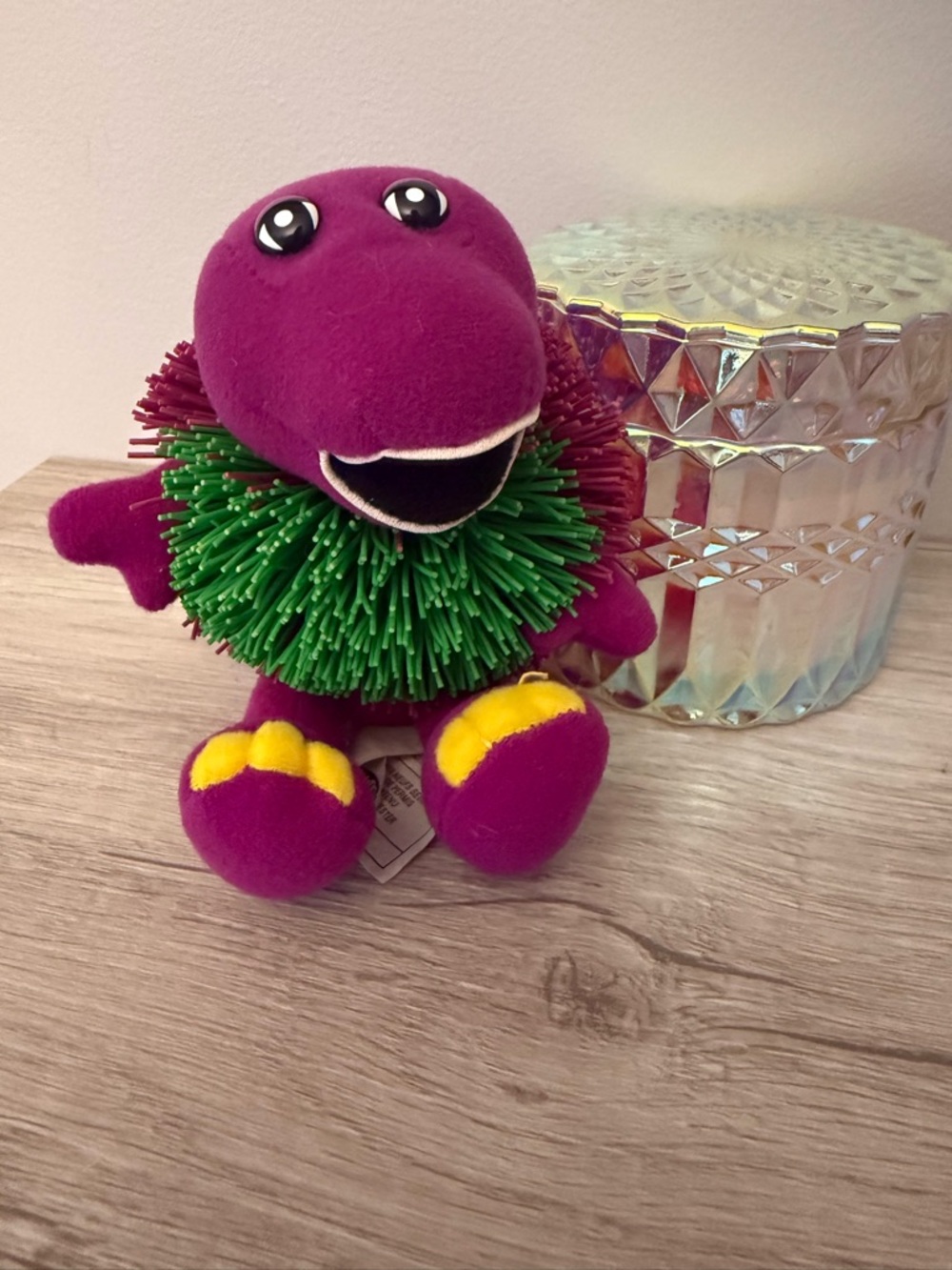 Vintage 1999 Hasbro Oddzon Barney Friend Koosh Toy Plush Rare